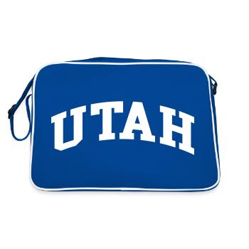 Utah - Retro Bag - blue/white - Back