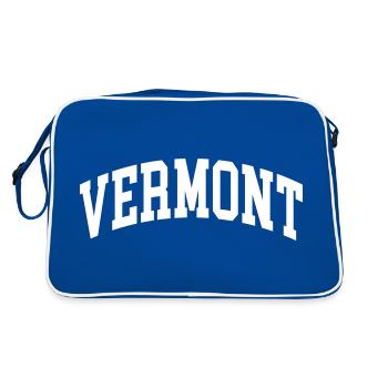 Vermont - Sac Retro - bleu/blanc - Dos