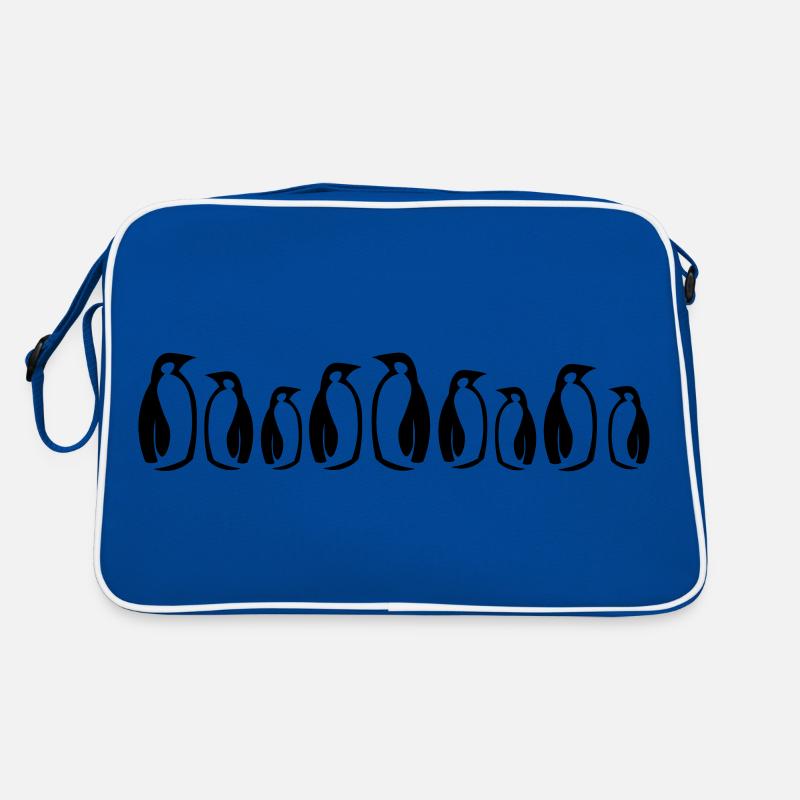 Penguin colony gift idea Retro Bag