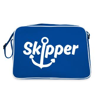 Crew - Skipper Sailing Charter Team - Retro Bag - blue/white - Back