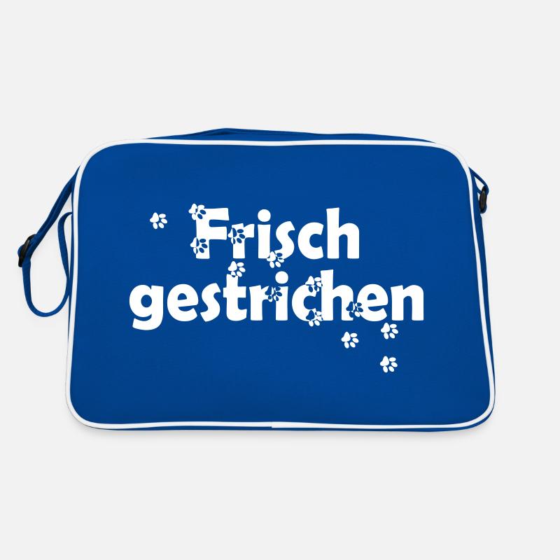 Frisch gestrichen Retro Tasche