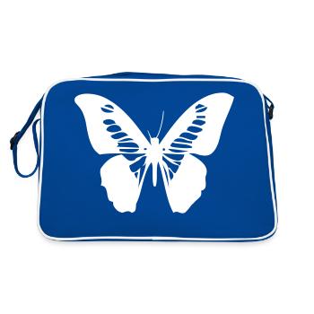 papillon - Sac Retro - bleu/blanc - Dos