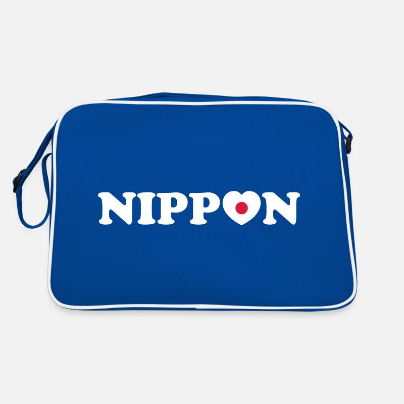 Nippon Love Heart Flag Retro Bag