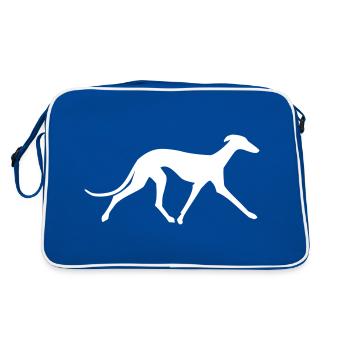 Galgo Español - Retro Bag - blue/white - Back