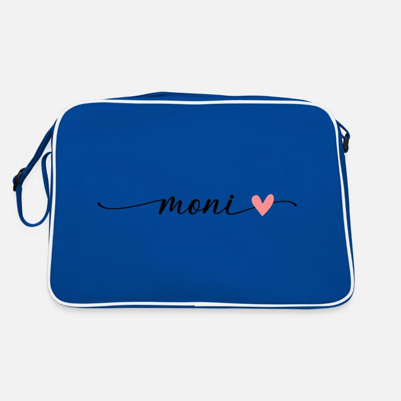Moni Name Kalligrafie Schrift Retro Tasche