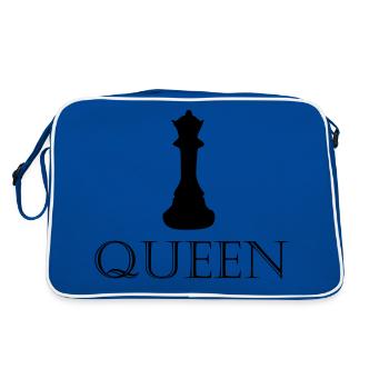 Queen - lettrage avec image - Sac Retro - bleu/blanc - Dos