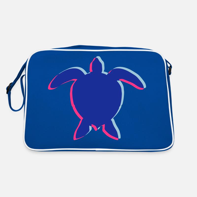 Tortue d’eau cool design agréable cool décoratif Sac Retro