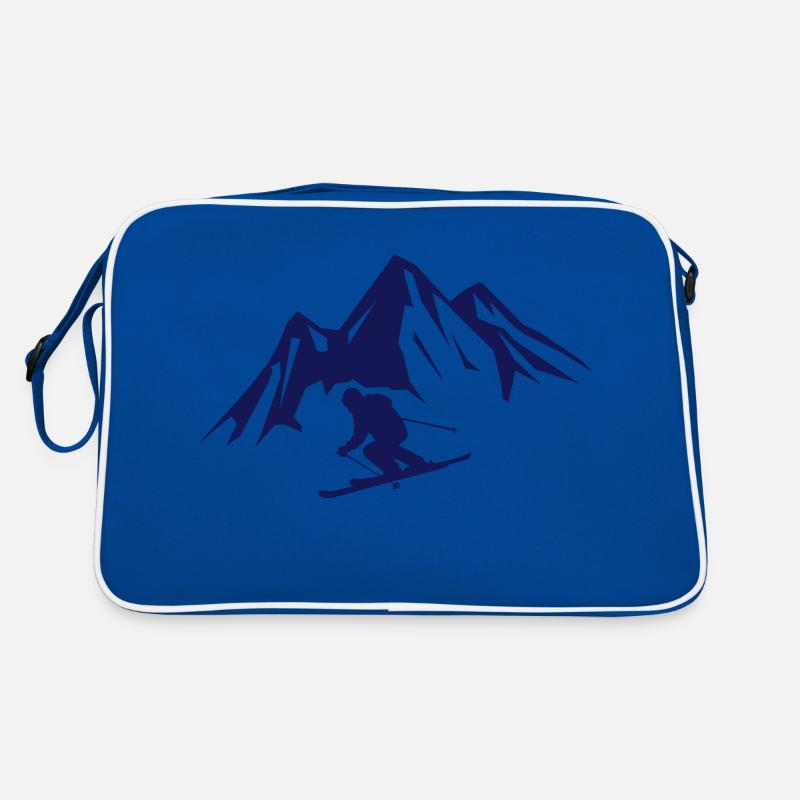 Ski Mountains Retro Bag