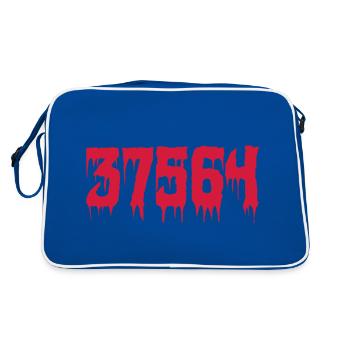 37564 Japanese Slang Minagoroshi - Retro Bag - blue/white - Back