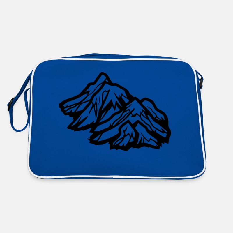 mountains Retro Tasche