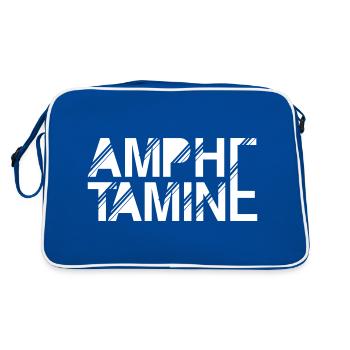 Amphétamine drogues Pep de vitesse - Sac Retro - bleu/blanc - Dos