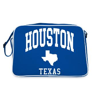 Houston - Retro Bag - blue/white - Back
