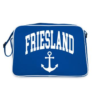 Frise - Sac Retro - bleu/blanc - Dos