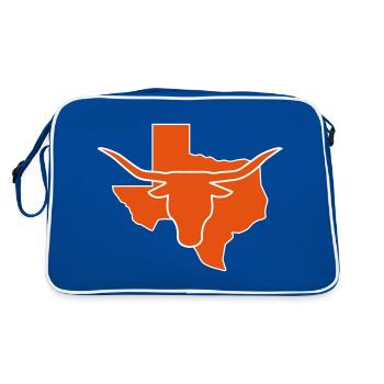 Texas - Sac Retro - bleu/blanc - Dos