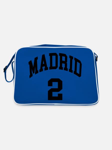 Madrid 2 - Sac Retro - bleu/blanc - Dos