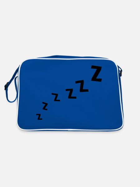 Zzzzzzz - Sac Retro - bleu/blanc - Dos