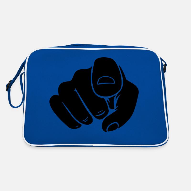 Pointer la main du doigt Sac Retro