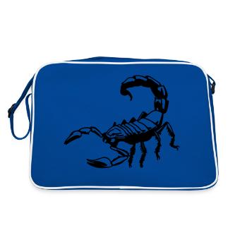 scorpion - Sac Retro - bleu/blanc - Dos