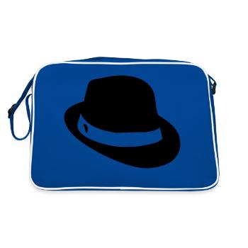 Gentleman - hat / has - Retro Bag - blue/white - Back