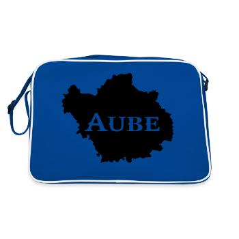 carte auboise département de l'Aube - Sac Retro - bleu/blanc - Dos