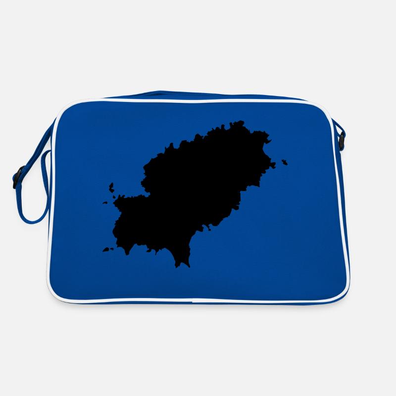ibiza island map Retro Tasche