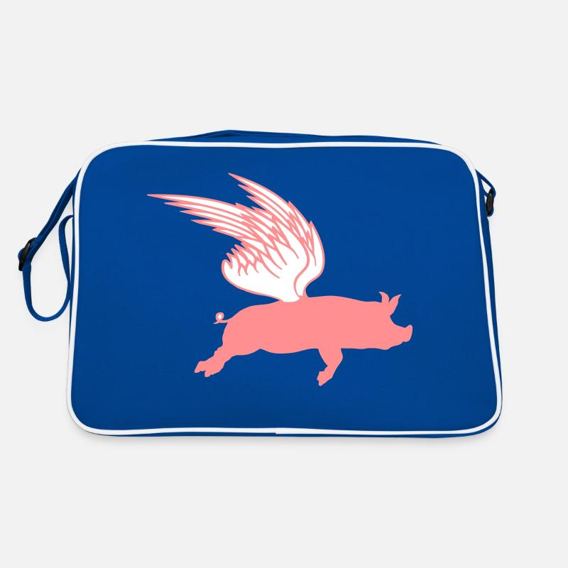 Lorsqu’ils volent des ailes, les cochons volants peuvent voler Sac Retro