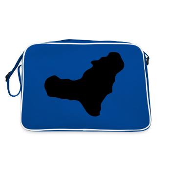 El Hierro - Sac Retro - bleu/blanc - Dos