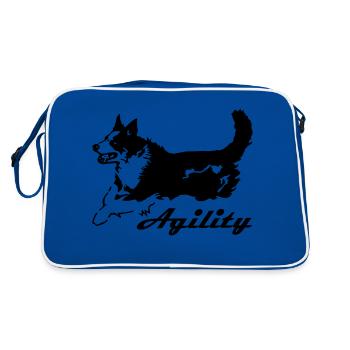 Agility - Retro Bag - blue/white - Back