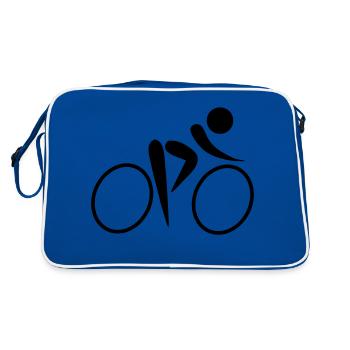 cycling os - Sac Retro - bleu/blanc - Dos