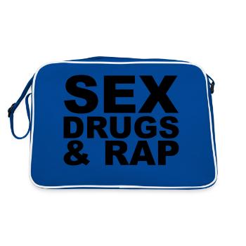 Sex Drugs & Rap - Sac Retro - bleu/blanc - Dos