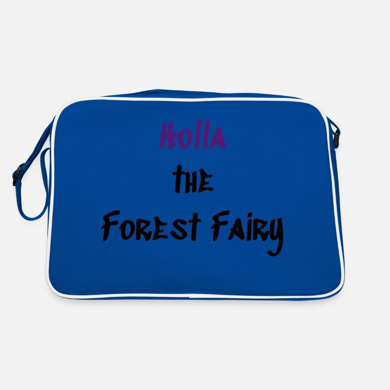 Forest Fairy - Retro Tasche - Blau/Weiß