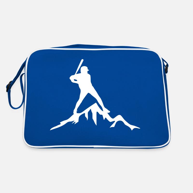 Baseball Batter Retro Tasche