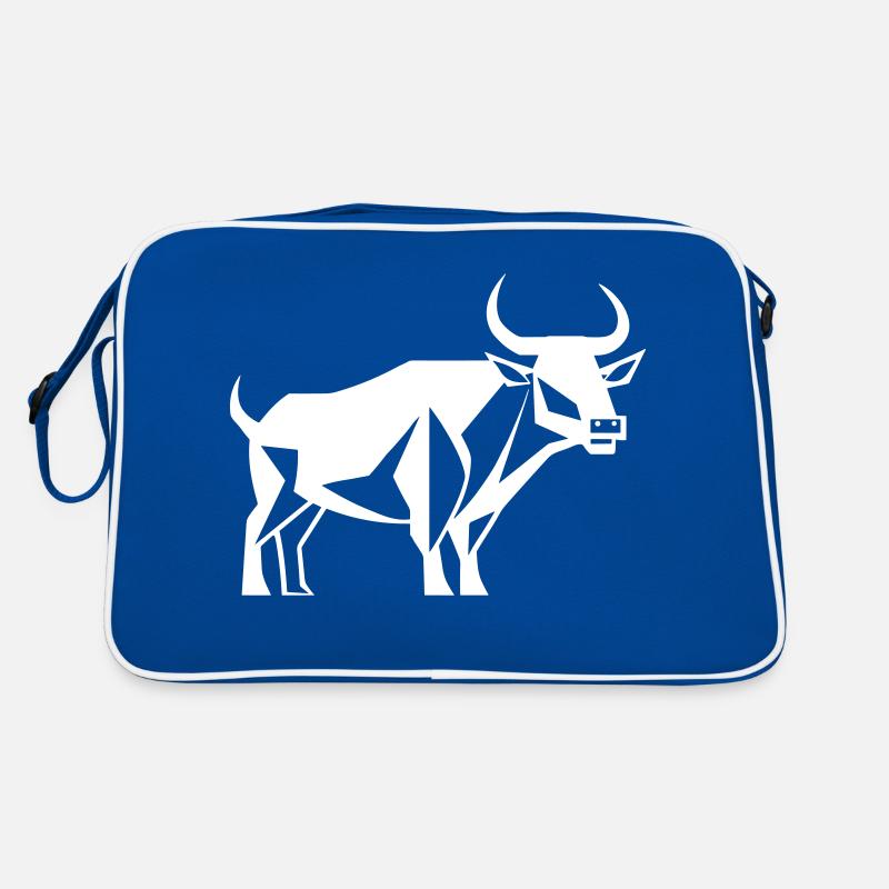 Stier-Wächter Retro Tasche