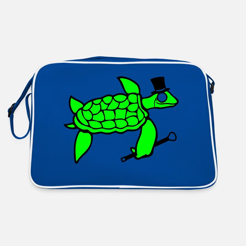 Mr. Turtle Sir Monocle Top Hat Rich Retro Bag