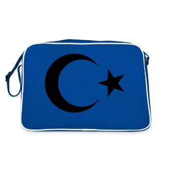 Croissant Étoile - Sac Retro - bleu/blanc - Dos
