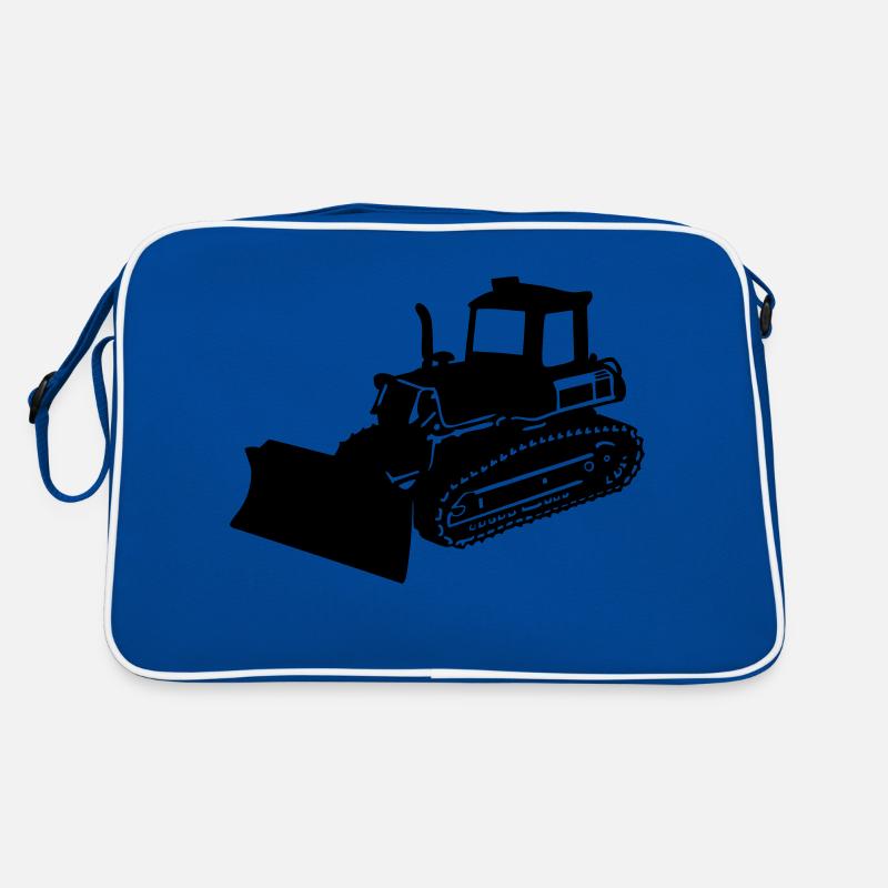bulldozer dozer Retro Bag