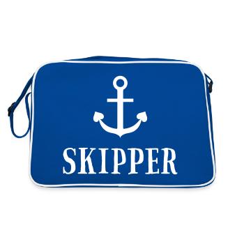 Crew - Skipper Sailing Charter Crew - 5 - Retro Bag - blue/white - Back