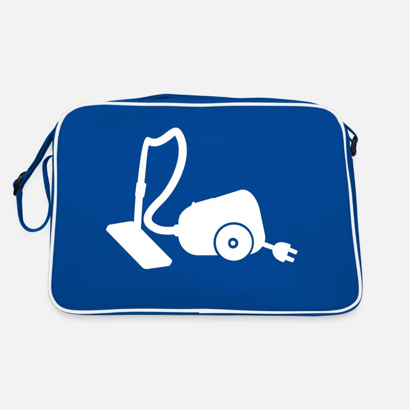 Staubsauger / Vacuum Cleaner (1c) - Retro Tasche - Blau/Weiß