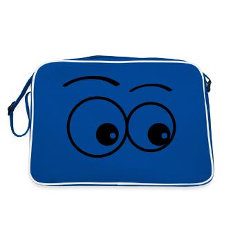 eyes - Retro Bag - blue/white - Back