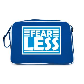 Conception de citation de texte intrépide - Sac Retro - bleu/blanc - Dos