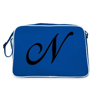 N - Retro Bag - blue/white - Back