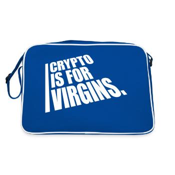 Crypto est pour les vierges - Sac Retro - bleu/blanc - Dos