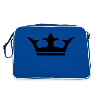 Couronne 07 - Sac Retro - bleu/blanc - Dos