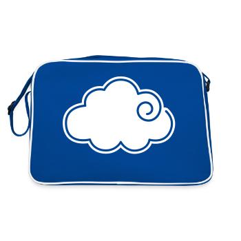Nuage - Sac Retro - bleu/blanc - Dos