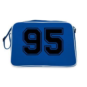 95 - Retro Bag - blue/white - Back
