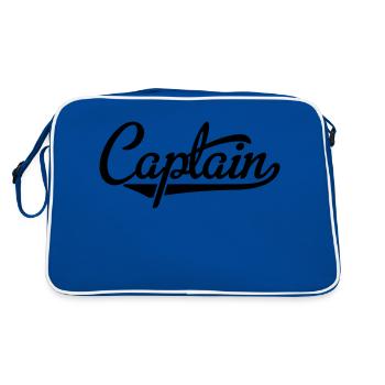 captain - Sac Retro - bleu/blanc - Dos