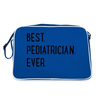 Pediatrician - Retro Bag - blue/white - Back