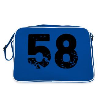 58 - Retro Bag - blue/white - Back