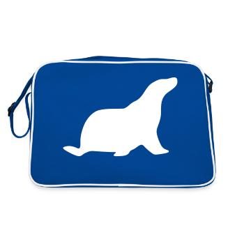 Robbe White - Retro Bag - blue/white - Back
