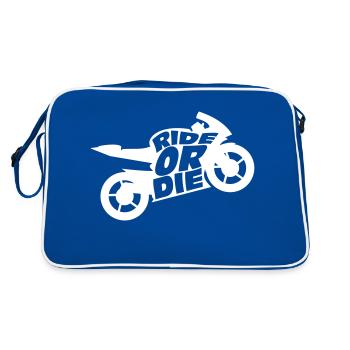Rouler ou mourir - Sac Retro - bleu/blanc - Dos